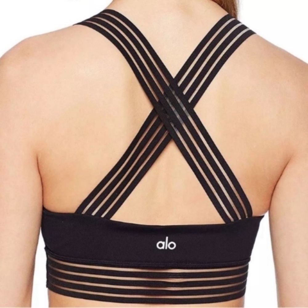 FINAL PRICE DROP&OFFER TO CURRENT LIKERS ALO Yoga Black Infinity Strappy